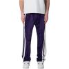 mnml Mens Mnml Men’s Baggy Velour Track Pants(Purple)