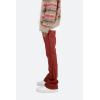 mnml Men’s B460 Leather Flare Pants(Red)
