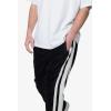 mnml Mens Mnml Men’s Baggy Velour Track Pants(Black)