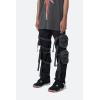 mnml Men’s Twill Strapped Cargo Pants(Black)