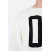 mnml Men’s Varsity Knit Sweater(Ivory)