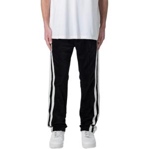 mnml Mens Mnml Men’s Baggy Velour Track Pants(Black)