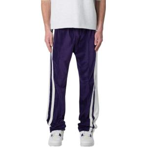 mnml Mens Mnml Men’s Baggy Velour Track Pants(Purple)