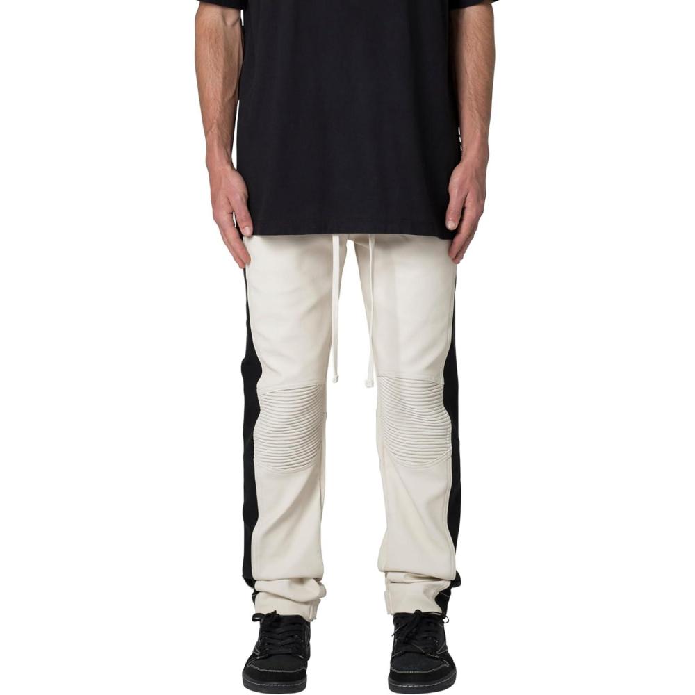 image:imagemnml Mens Leather Moto PantsBlack