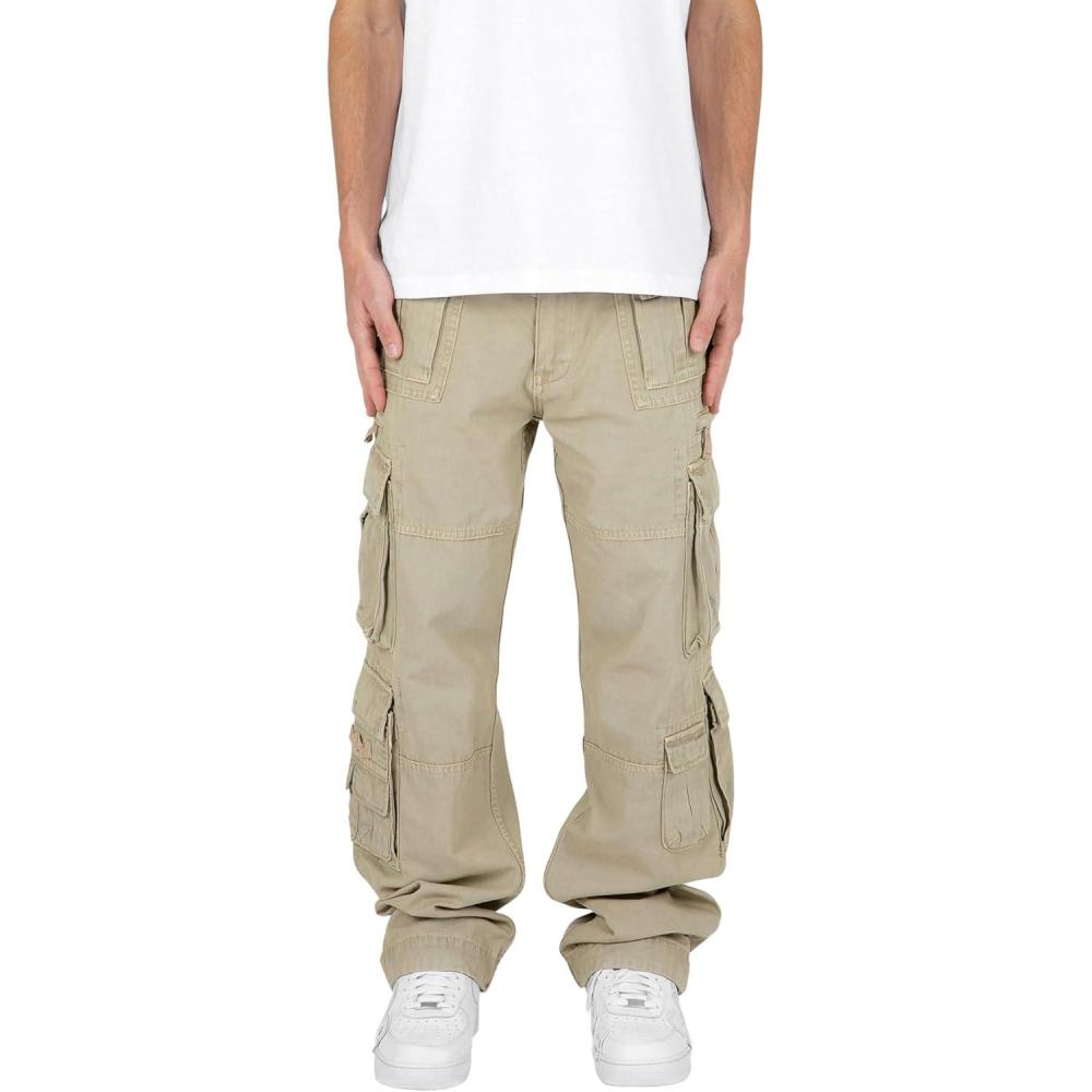 image:imagemnml Mens Military Cargo PantsBrown