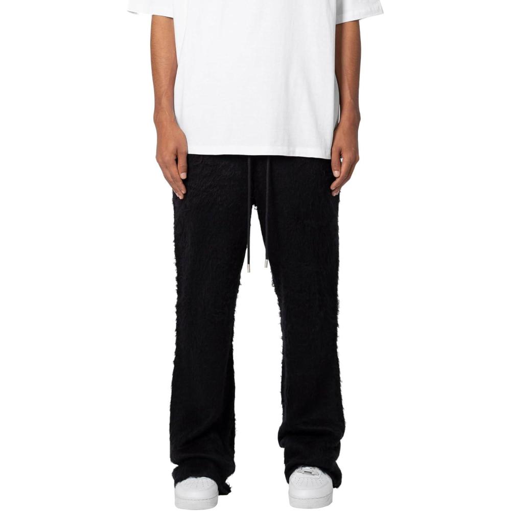 image:imagemnml Mens Mnml Mens Fuzzy SweatpantsBlack