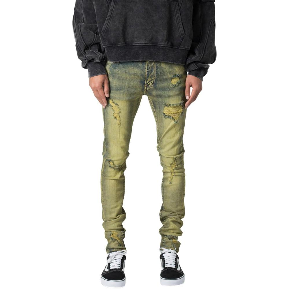 image:imagemnml Mens Mnml Mens X609 Algae Skinny DenimGreen