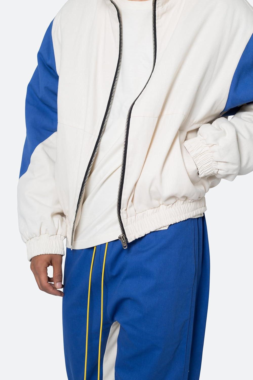 image:imagemnml mens Mnml Twill Racing JacketBlueNatural