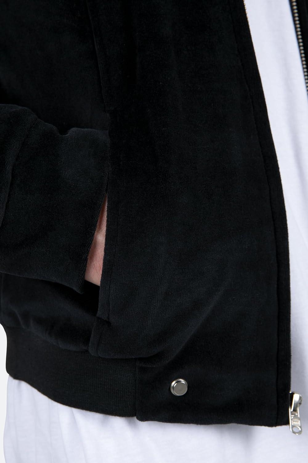 image:imagemnml mens Mnml Velour Pilot JacketBlack