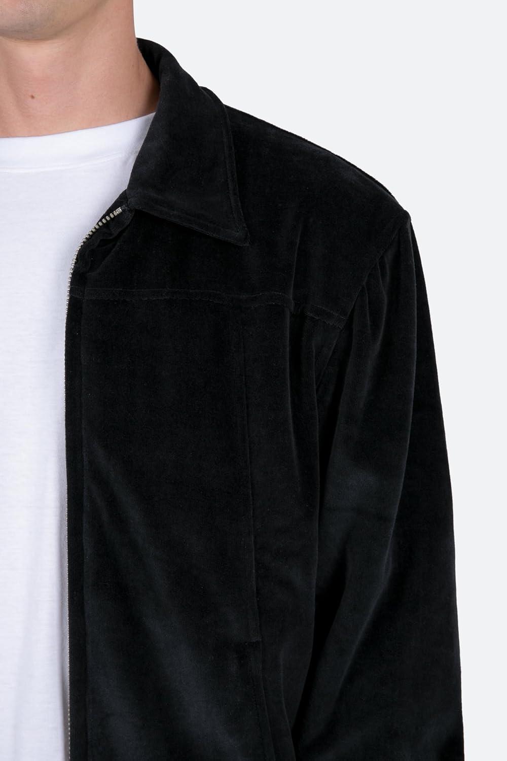 image:imagemnml mens Mnml Velour Pilot JacketBlack