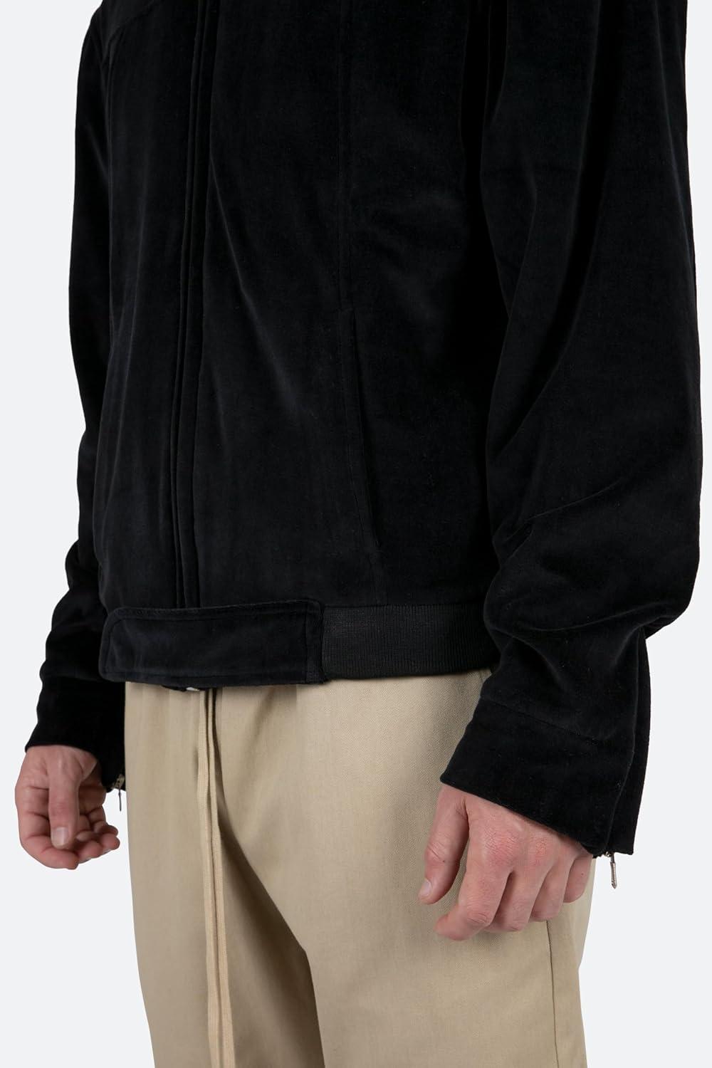 image:imagemnml mens Mnml Velour Pilot JacketBlack