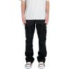 mnml Mens Mnml Men’s B449 Leather Cargo Flare Pant(Black)
