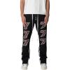 mnml Mens Mnml Men’s B589 Flare Fleece Contrast Denim(Red)