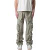 mnml Men’s Multi Pocket Drawcord Pants(Green)