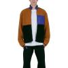 mnml mens Mnml Color Block Zip Up Jacket(Multi)