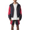 mnml mens Mnml Twill Racing Jacket(Black/Red)