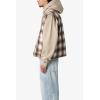 mnml Men’s Brushed Plaid Vest(White)