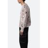 mnml Mens Men’s Paisley Cardigan Sweater(Taupe)