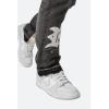 mnml Mens Mnml D198 War Straight Denim(Black/White)