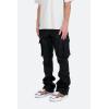 mnml Mens Mnml Men’s B449 Leather Cargo Flare Pant(Black)