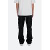 mnml Mens Mnml Men’s B449 Leather Cargo Flare Pant(Black)