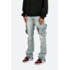 mnml Mens Mnml Men’s B480 Cargo Flare Denim(Vintage Blue)