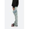 mnml Mens Mnml Men’s B480 Cargo Flare Denim(Vintage Blue)