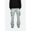 mnml Mens Mnml Men’s B480 Cargo Flare Denim(Vintage Blue)