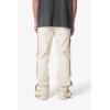mnml Mens Mnml Men’s Snap Baggy Flare Denim(Ivory)