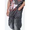 mnml Mens Mnml Men’s Zipper Inseam Cargo Denim(Washed Black)