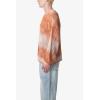 mnml Men’s Tie Dye Open Knit Sweater(Orange)