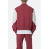 mnml mens Mnml Men’s Twill Racing Jacket(Rust)