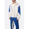 mnml mens Mnml Twill Racing Jacket(Blue/Natural)