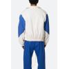 mnml mens Mnml Twill Racing Jacket(Blue/Natural)