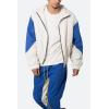 mnml mens Mnml Twill Racing Jacket(Blue/Natural)