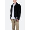 mnml mens Mnml Velour Pilot Jacket(Black)