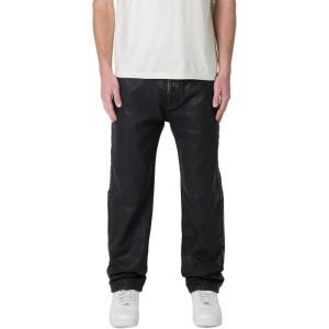 mnml Mens Mnml Men’s V636 Western Baggy Denim(Black)