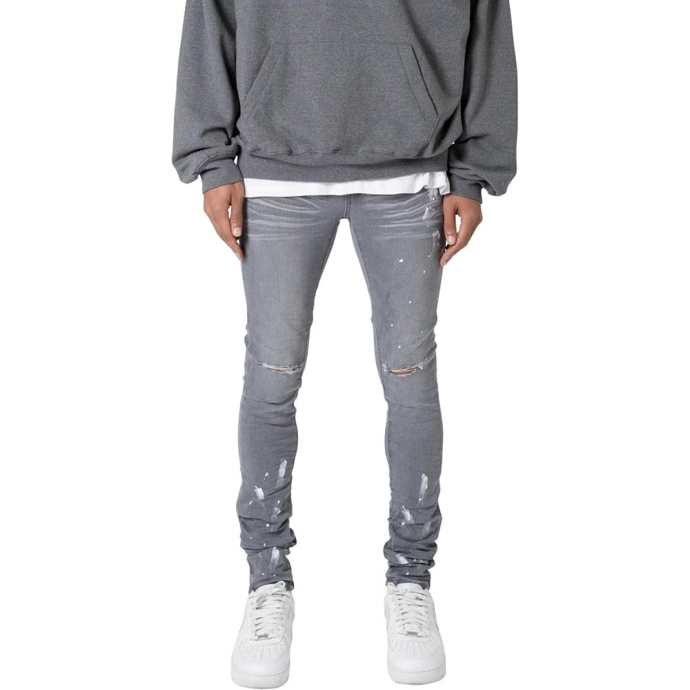 image:imagemnml Mens Mnml X504 Stretch Skinny DenimGrey