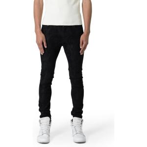 mnml Mens Mnml X608 Laced Skinny Denim(Black)