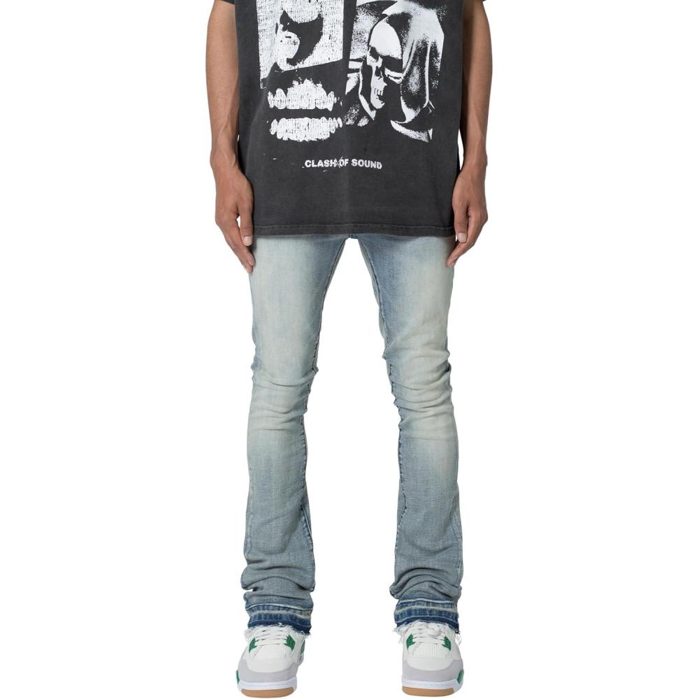 image:imagemnml Mens Mnml Mens X514 Skinny Stacked DenimMedium Blue