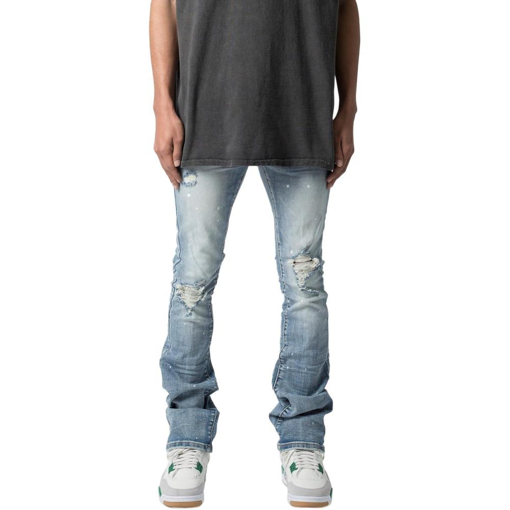 image:imagemnml Mens Mnml Mens X598 Skinny Stacked DenimBlue