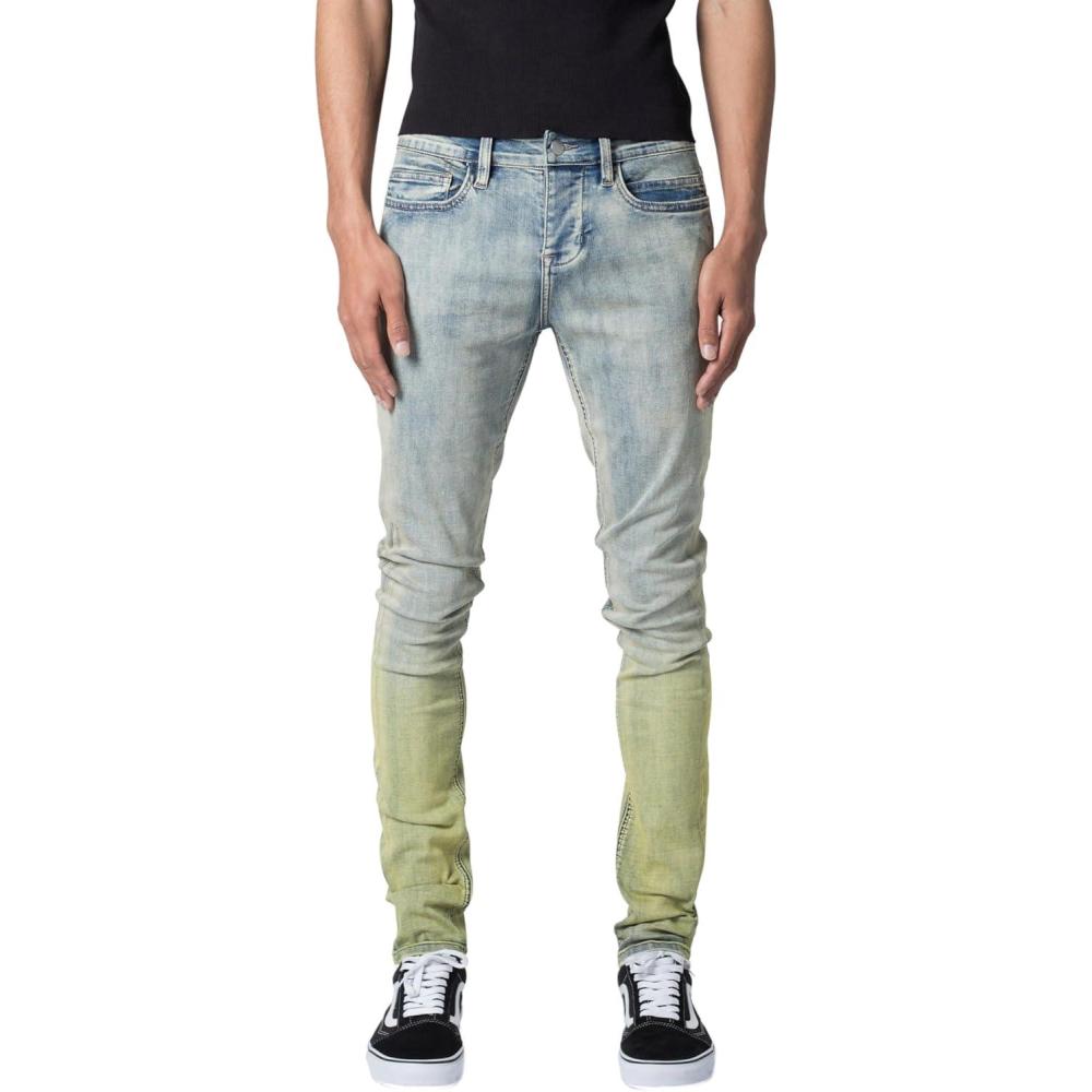 image:imagemnml Mens Mnml Mens X637 Gradient Skinny DenimGreen