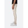 mnml Men’s Mnml X566 Skinny Leather Lace-up Pants(Cream)