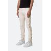 mnml Men’s Mnml X566 Skinny Leather Lace-up Pants(Cream)