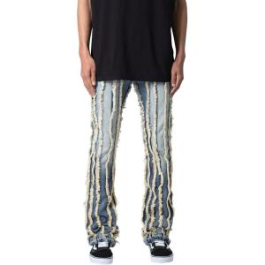 mnml Men’s Mnml Men’s X641 Skinny Stacked Ripped Denim(Medium Blue)