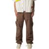 mnml Men’s Mnml Men’s Ultra Baggy Vintage Cargo Pants(Brown)