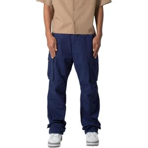 mnml Men’s Mnml Men’s Ultra Baggy Vintage Cargo Pants(Blue)