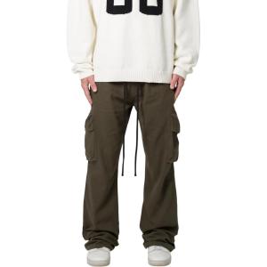mnml Men’s Mnml Men’s Ultra Baggy Vintage Cargo Pants(Green)